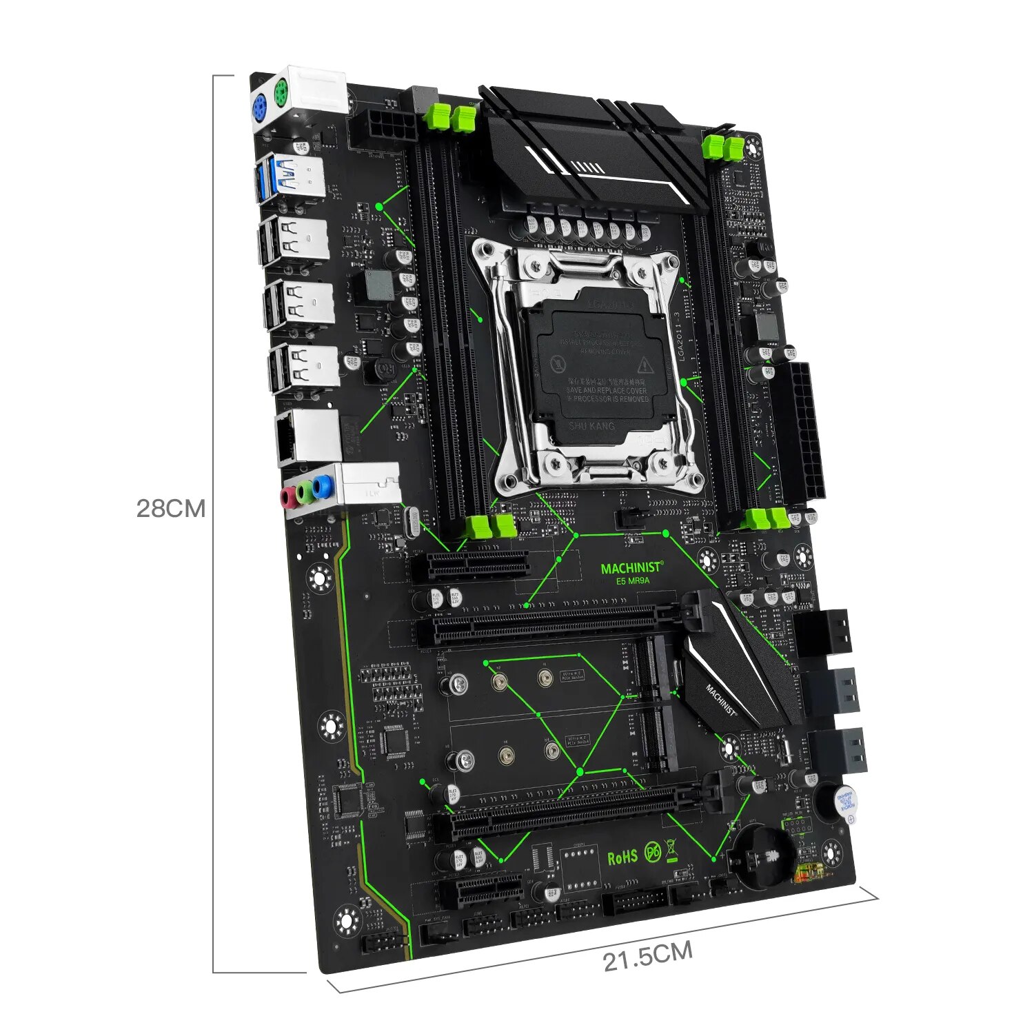 MACHINIST E5 MR9A V1.0 X99 Mot - X99 Dual Cpu Motherboard Combo review and price