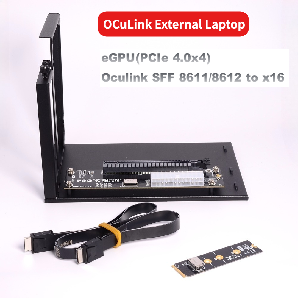 F9G-BK7 EGPU Oculink GPU Dock  - External Gpu Dock Pcie 4.0 Oculink review and price