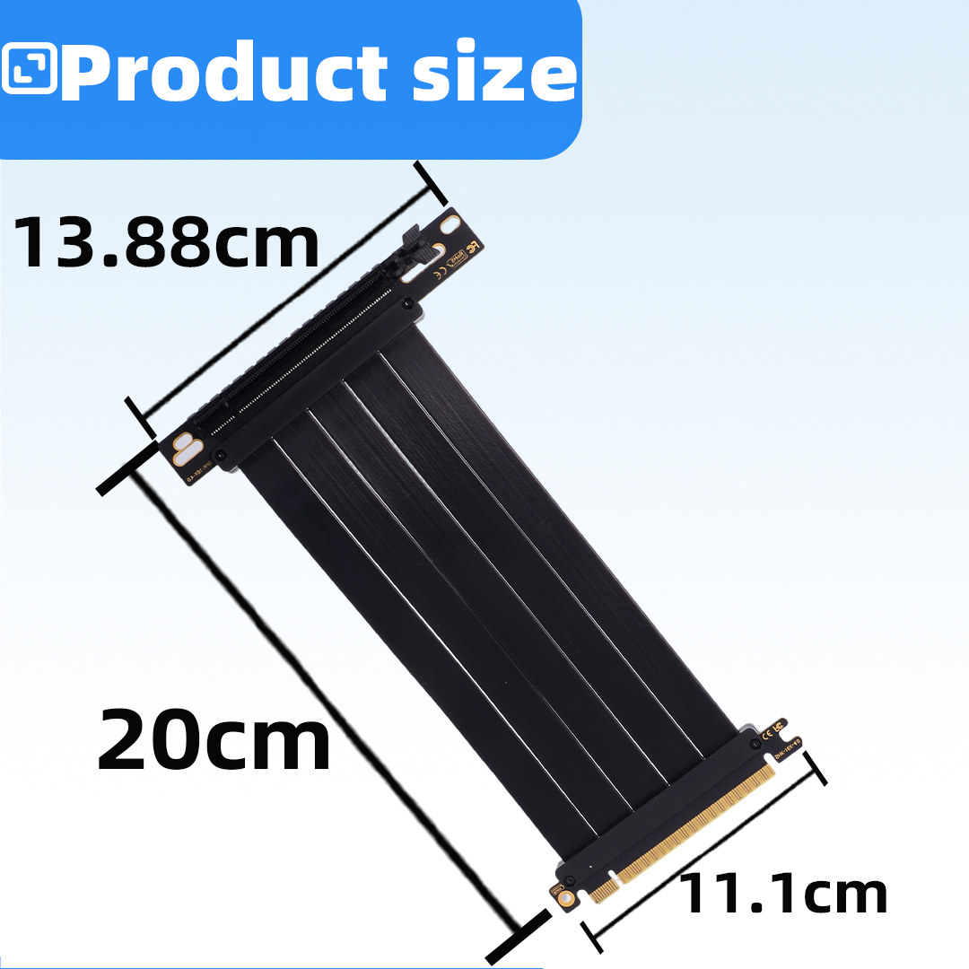 PCIE 4.0 X16 Graphics Card Ext - Pcie 4.0 X16 Riser Cable 90 Degree review and price